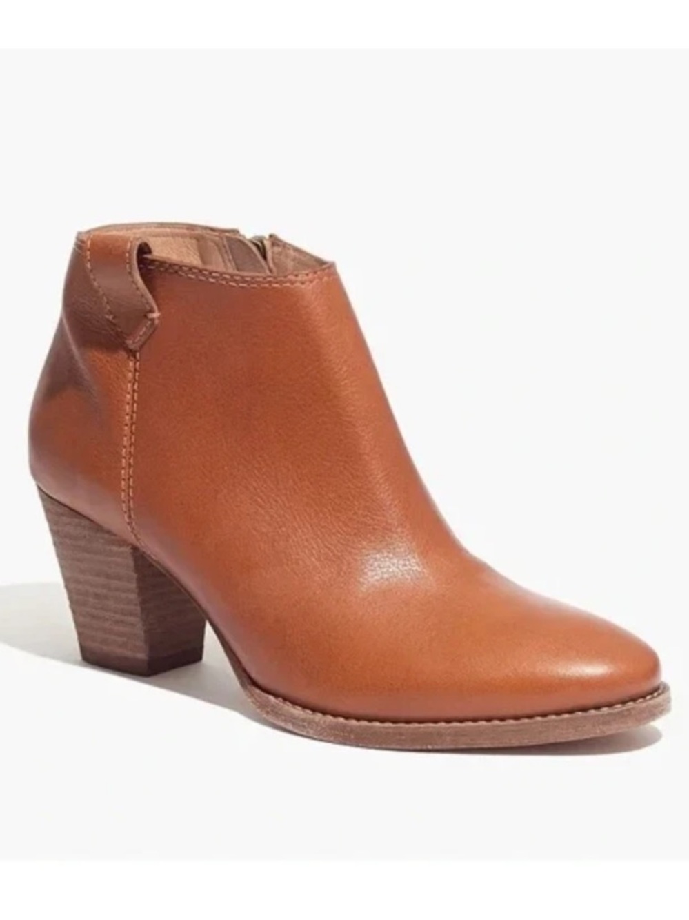 Madewell Vintage Tan Billie Boots in English Leather Saddle Women’s Size 9